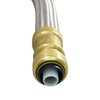 Tectite By Apollo 1/2 in. Push-To-Connect x 1/2 in. Push-To-Connect x 18 in. Braided Stainless Steel Repair Hose FSBBS12P18